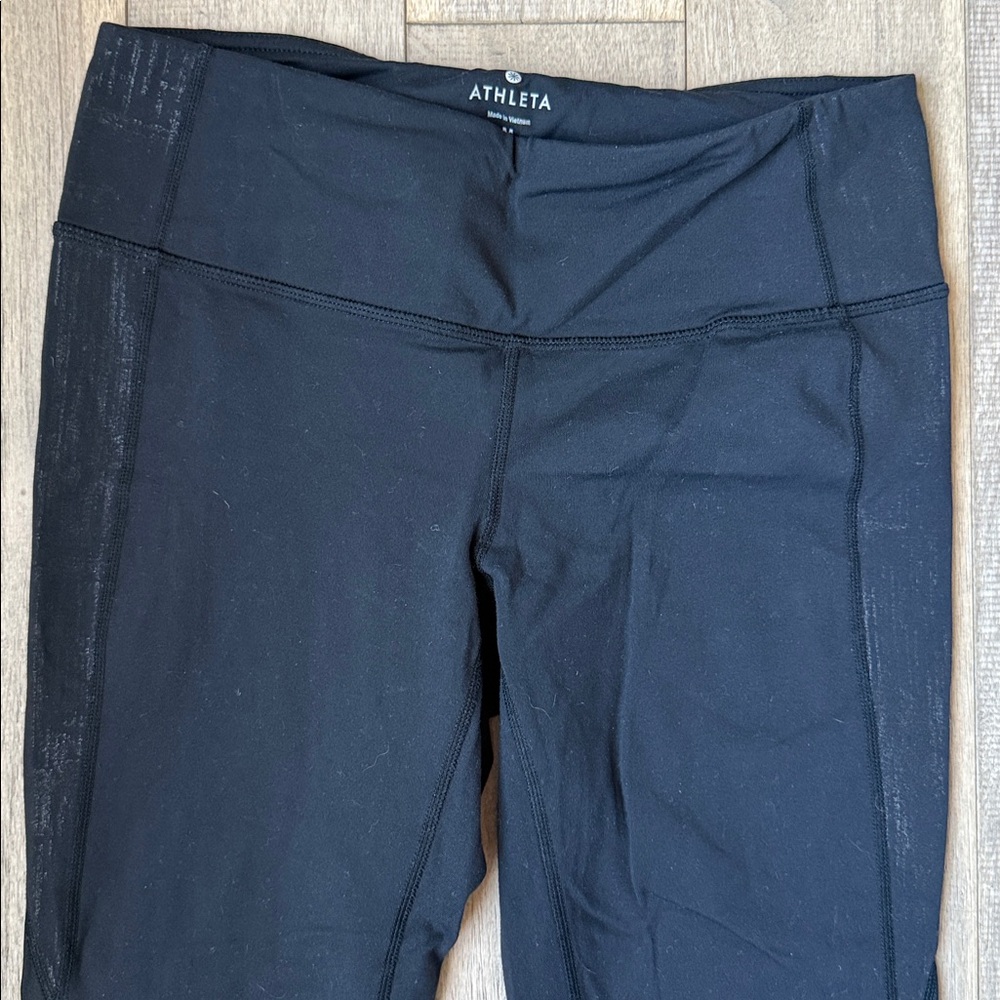 Athleta Revelation Sparkle Black Leggings - Picture 7 of 10